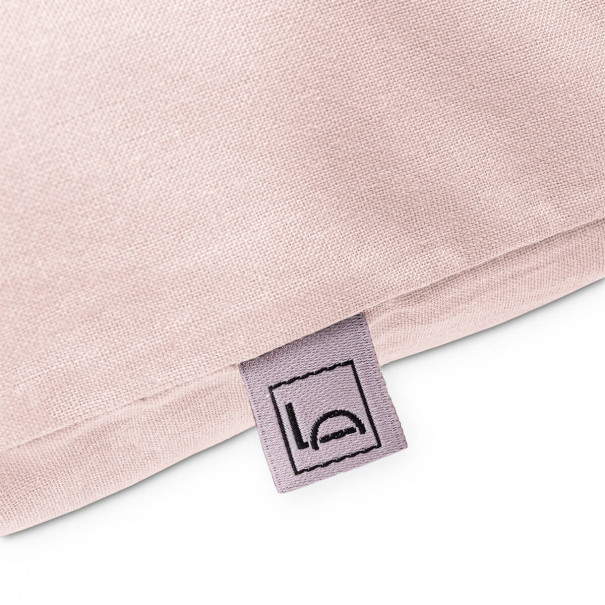 Poszewka na poduszkę lacama pudrowy róż-metka